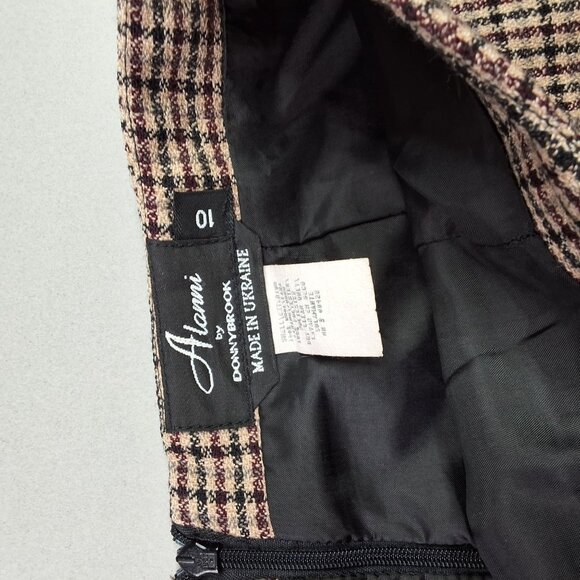 Vintage Long Wool Pencil Skirt By Alanni By Donny Brook Size 10 Acadamia Office - Picture 3 of 7